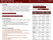 Tablet Screenshot of corporaproject.org